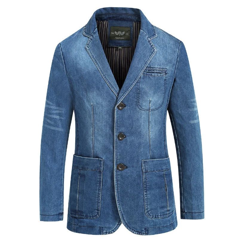 Herren Elegant Modernes Blazer Jackett Drune