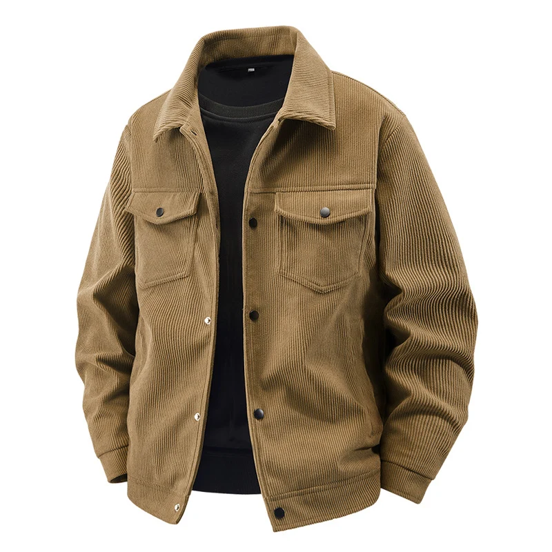Herren Cordjacke mit zwei großen Brusttaschen Drune