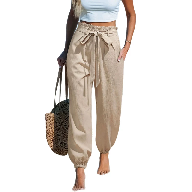 Damen Weite, lässige Strandhose Drune