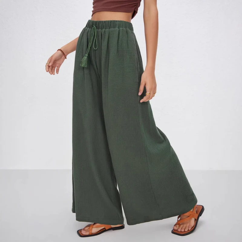 Damen Weit geschnittene Sommerhose Drune