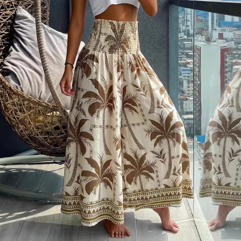 Damen Weit geschnittene Sommer-Hose Drune