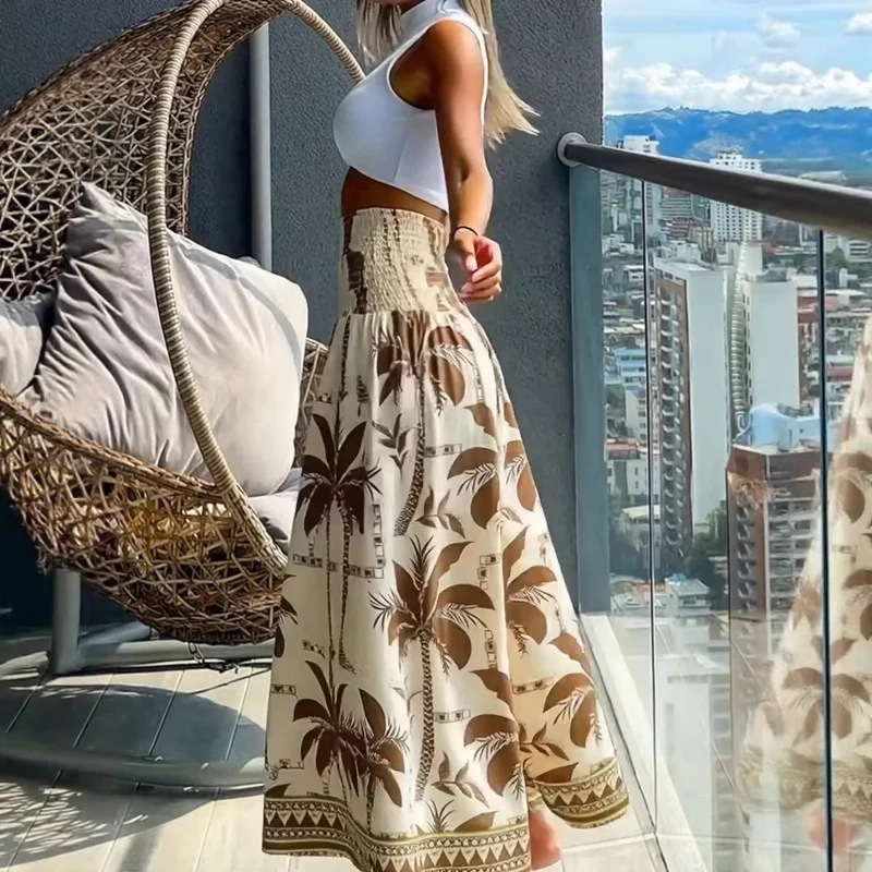 Damen Weit geschnittene Sommer-Hose Drune