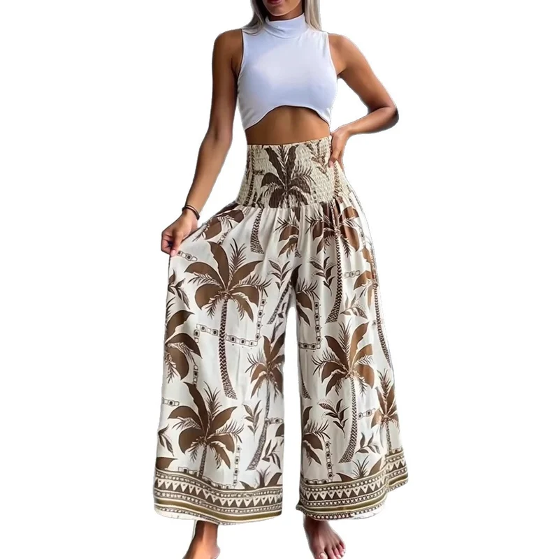 Damen Weit geschnittene Sommer-Hose Drune