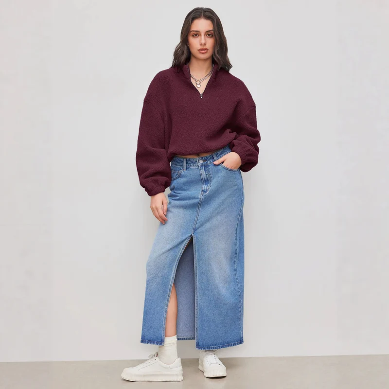 Damen Weiches und lässiges Sweatshirt Drune