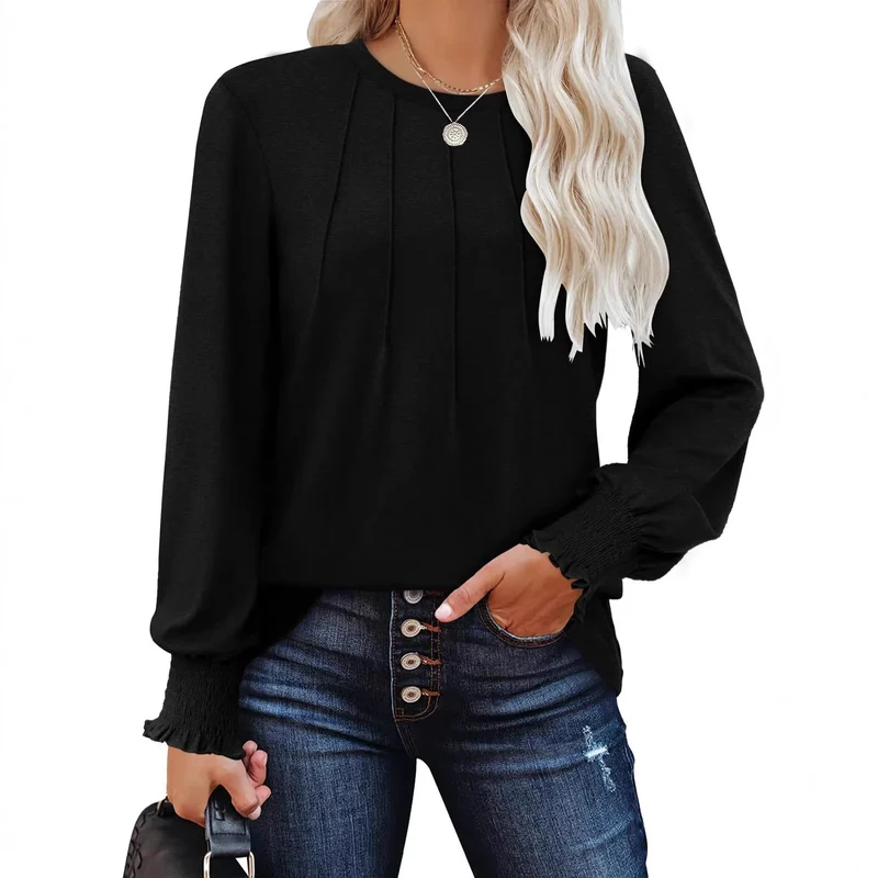 Damen Stylisches und luftiges Langarmoberteil Drune