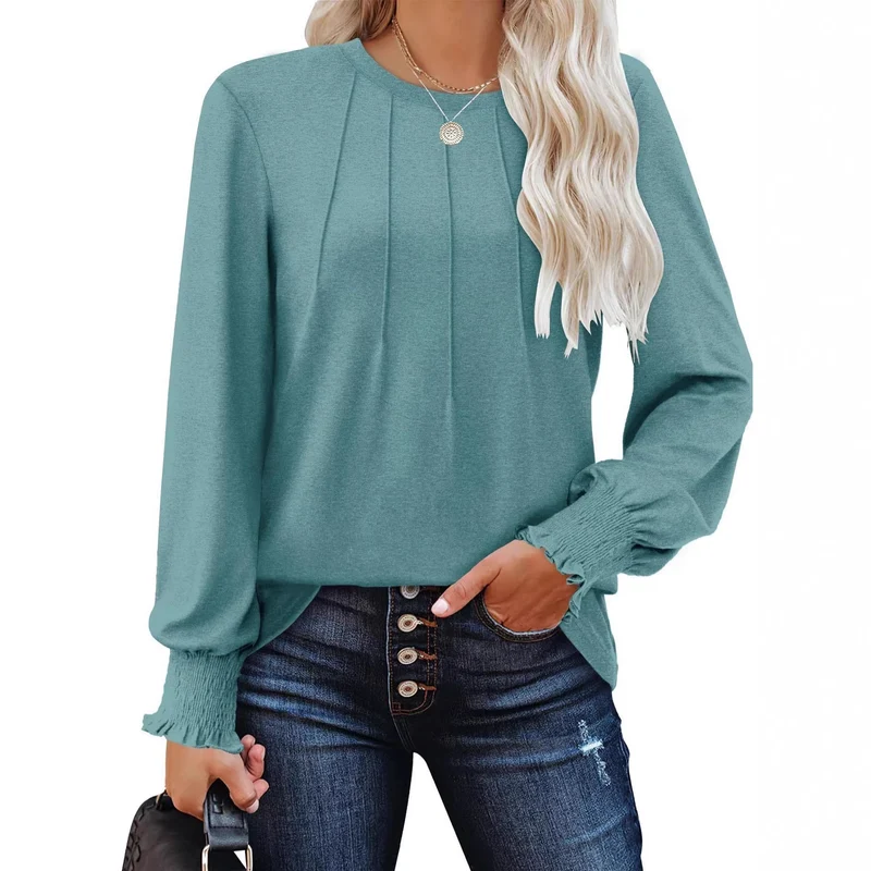 Damen Stylisches und luftiges Langarmoberteil Drune