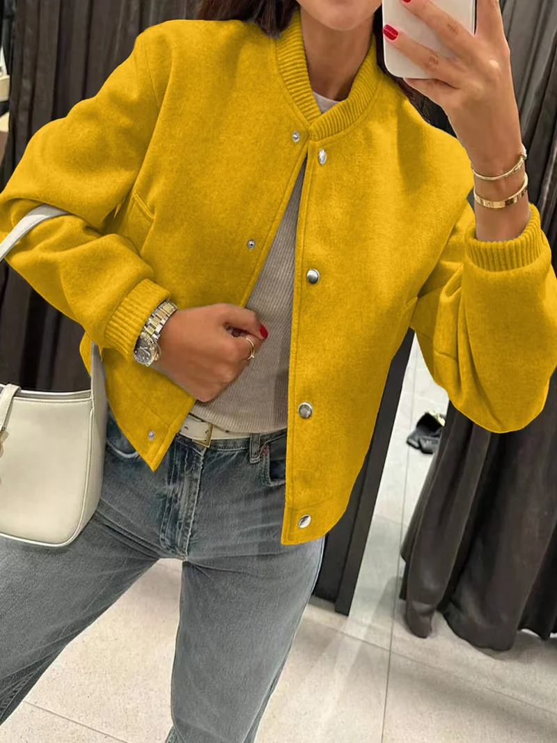 Damen Sportliche Oversized-Jacke Drune