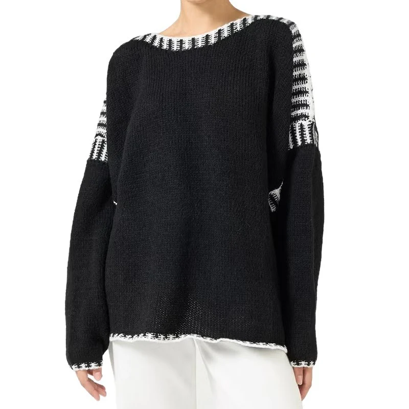 Damen Oversized Strickpullover Drune