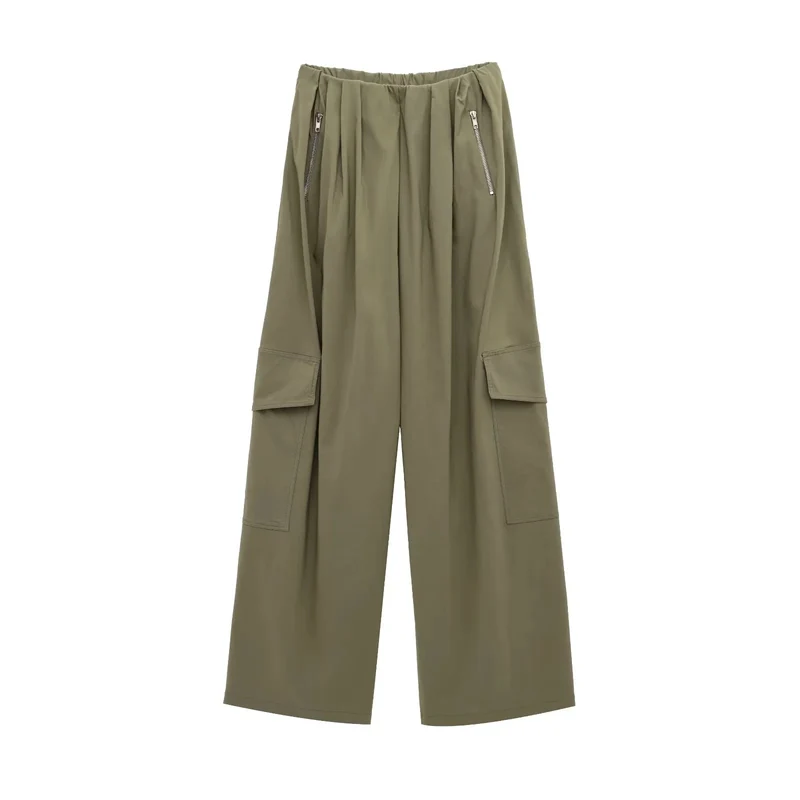 Damen 50+ asymmetrische Utility‑Bomberjacke mit Funnelkragen und breitem Rippenbund Drune