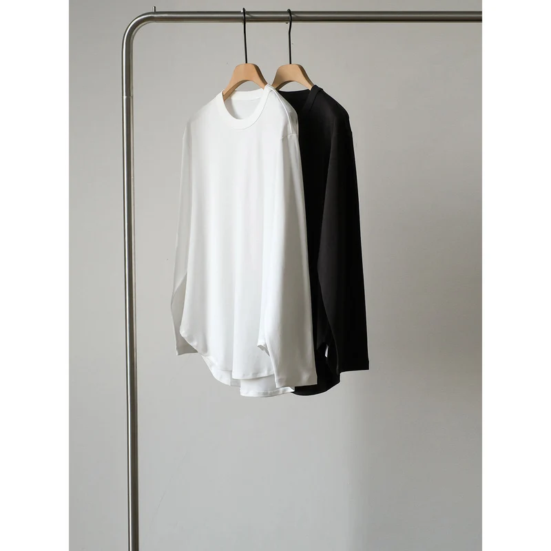 Damen Langarmshirt aus weichem Baumwollmix Drune