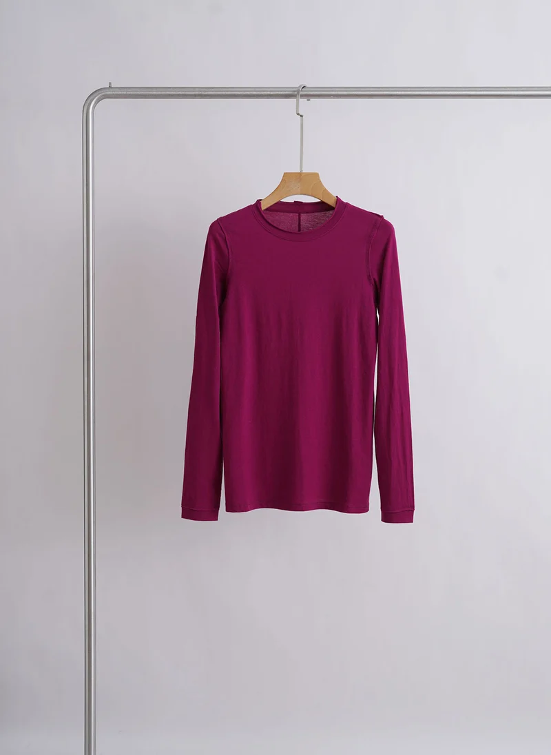 Damen Langarmshirt aus hochwertigem Baumwollmix Drune