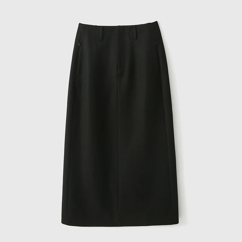 Damen Hochtaillierter, eleganter A-Linien Rock Drune