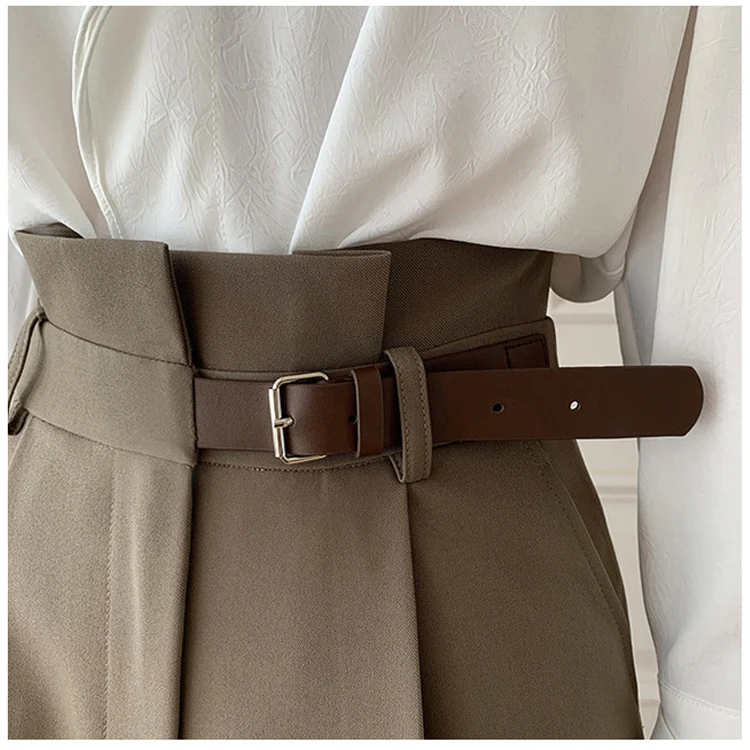 Damen Hochtaillierte Dress Pant Drune