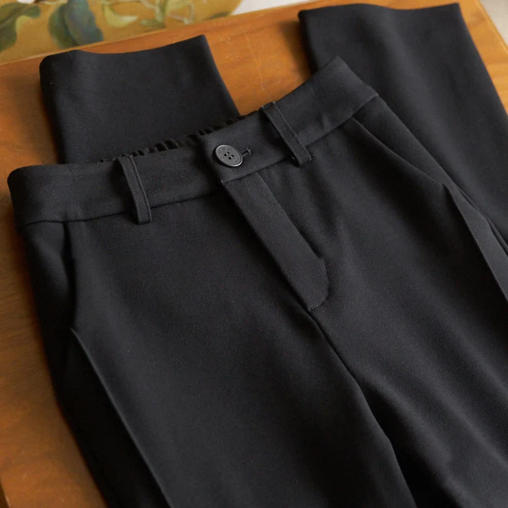 Damen Hoch taillierte Freizeit-Hose Drune