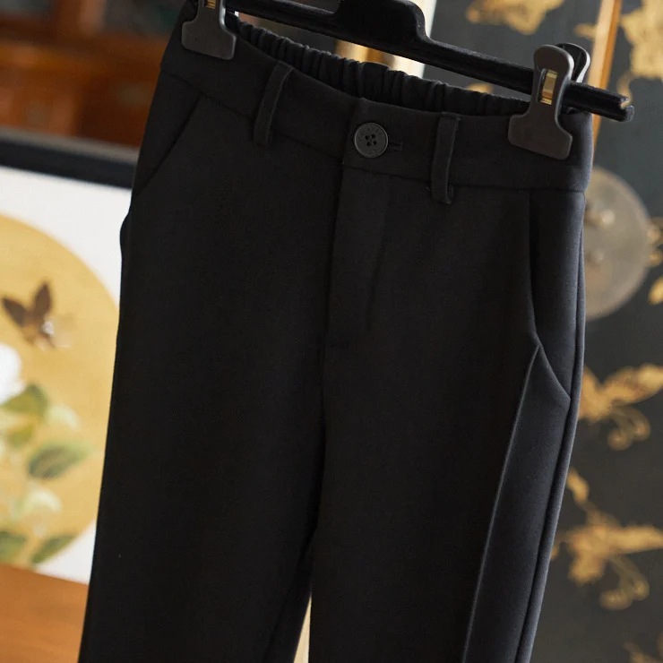 Damen Hoch taillierte Freizeit-Hose Drune