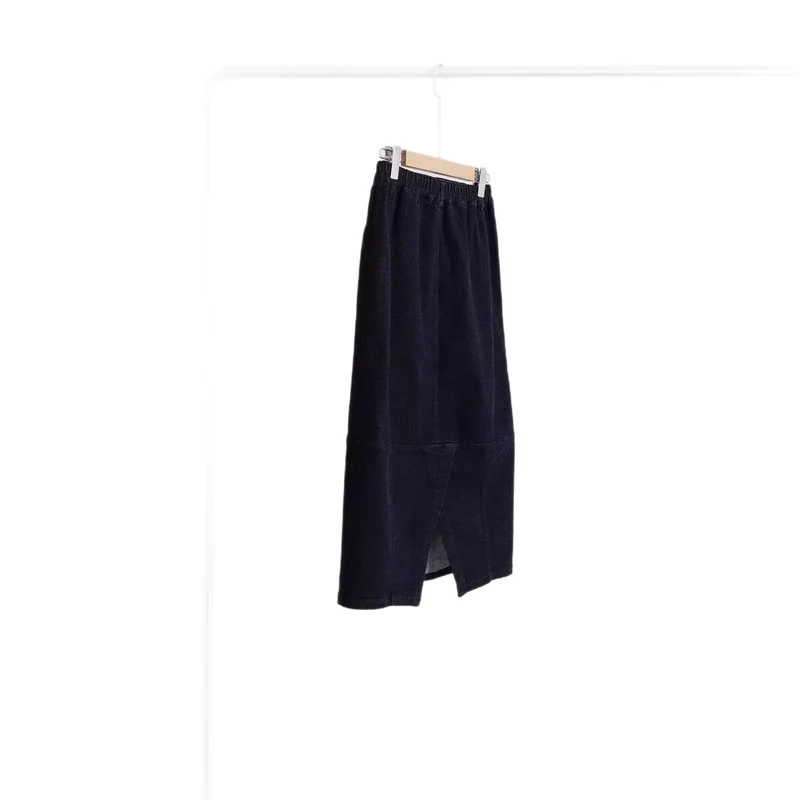 Damen Figurnaher Denimrock Drune