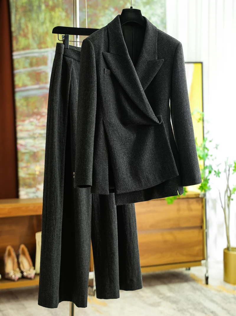 Damen Elegantes Zweiteiliges Anzugset Drune