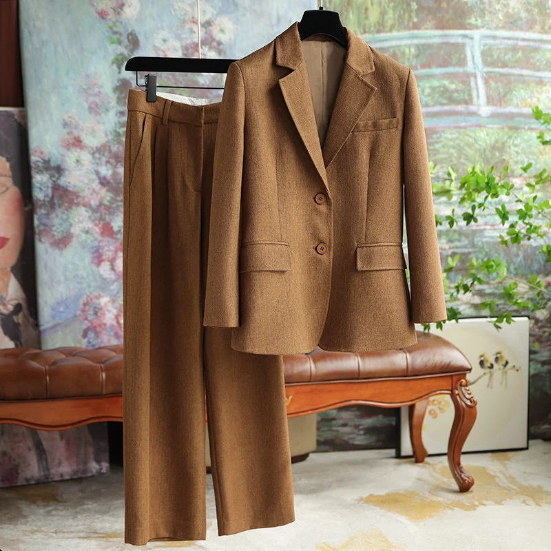 Damen Elegantes und stilvolles Blazer-Set Drune