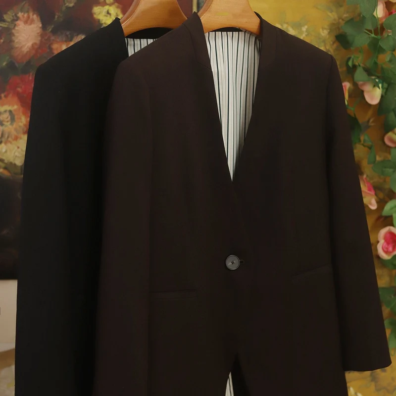 Damen Elegantes Blazer-Set mit schickem Schnitt Drune