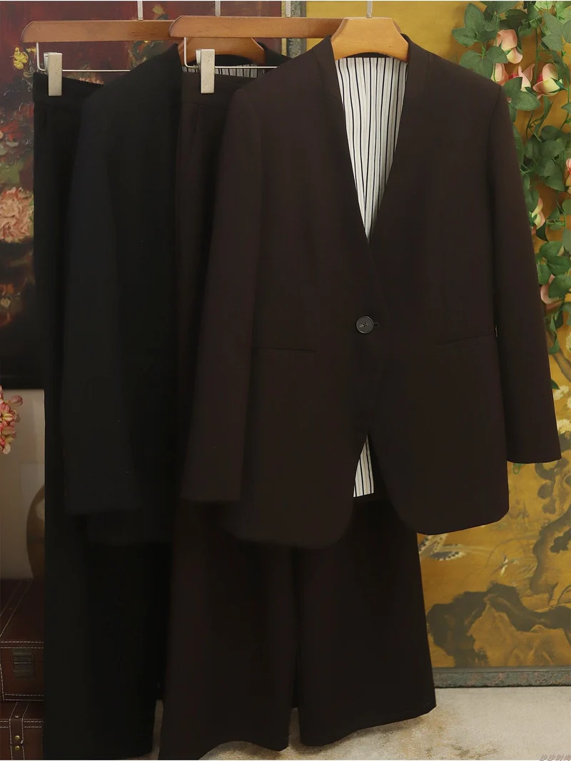 Damen Elegantes Blazer-Set mit schickem Schnitt Drune