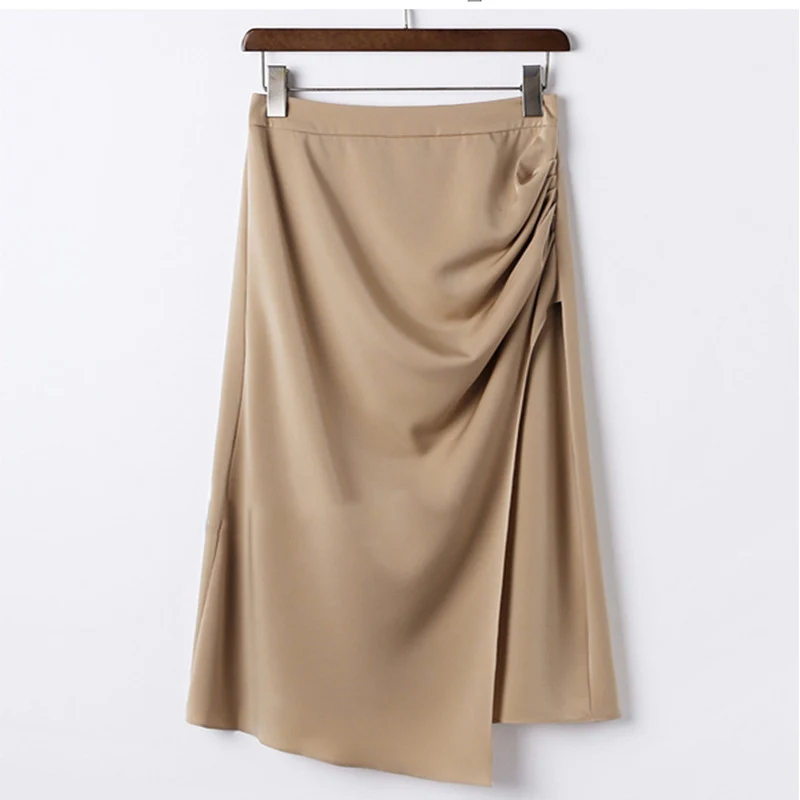 Damen Eleganter Wickelrock mit fließendem Design Drune