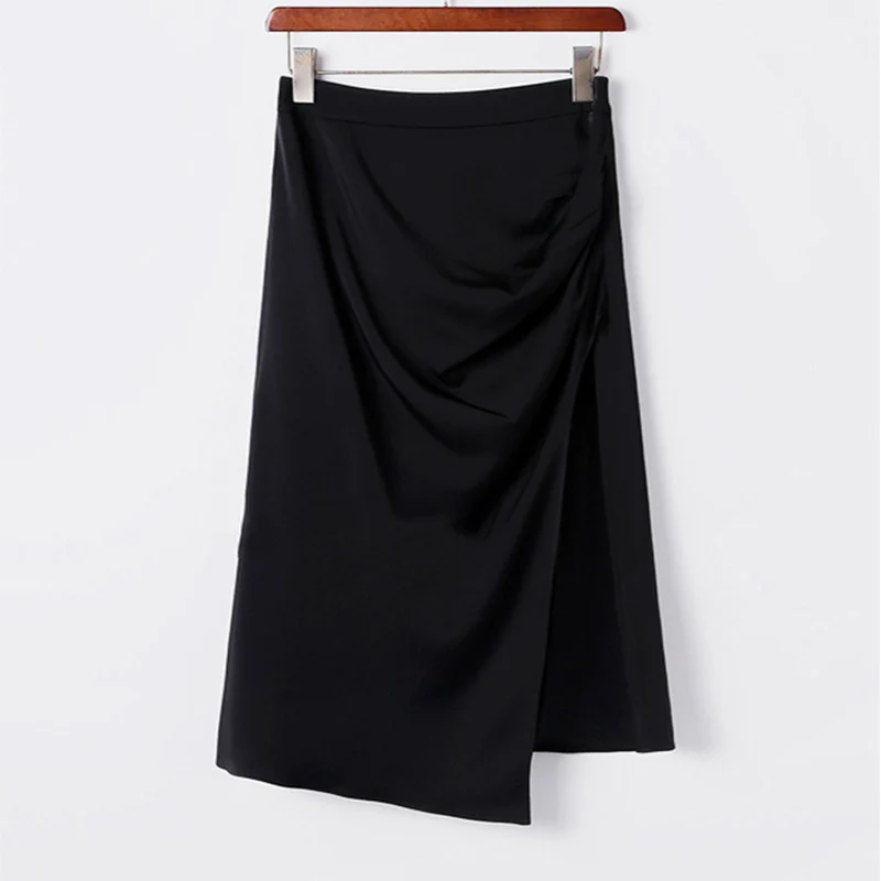 Damen Eleganter Wickelrock mit fließendem Design Drune