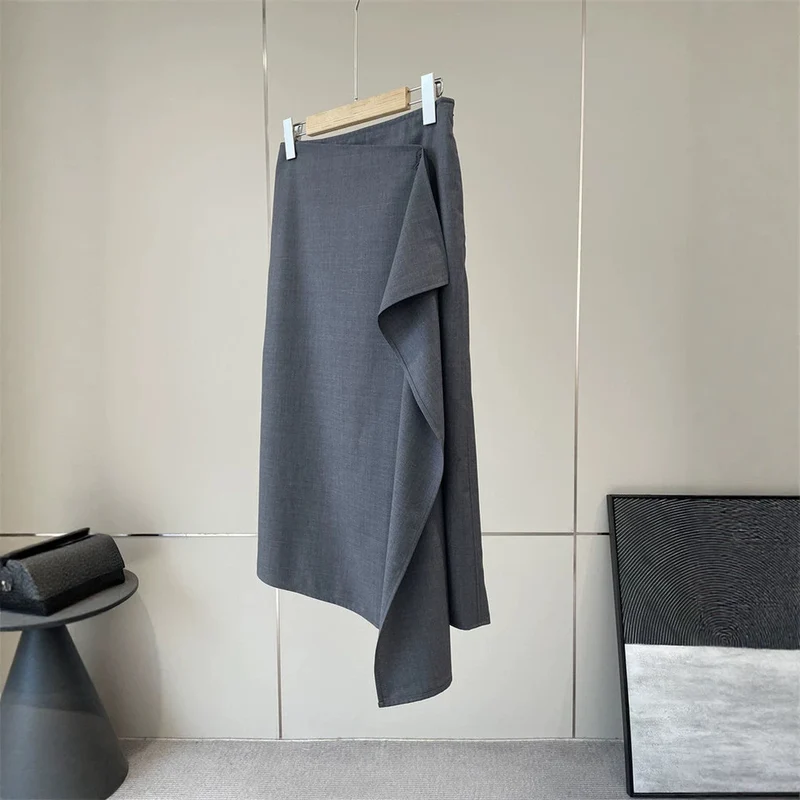 Damen Eleganter Wickelrock Drune