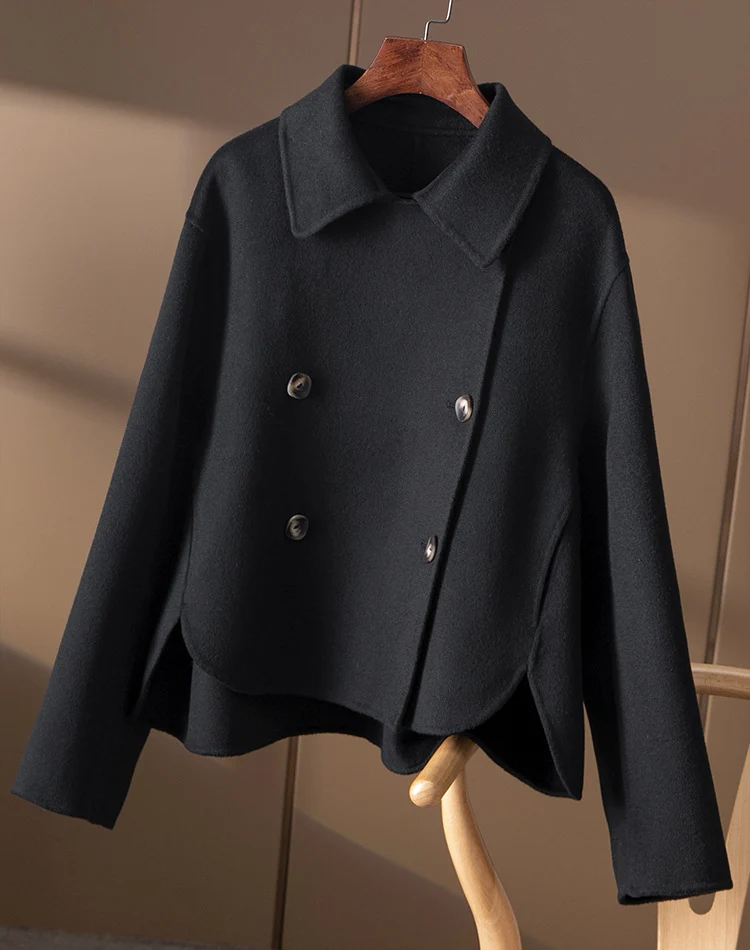 Damen Modische Kurzarmpulloverjacke Drune