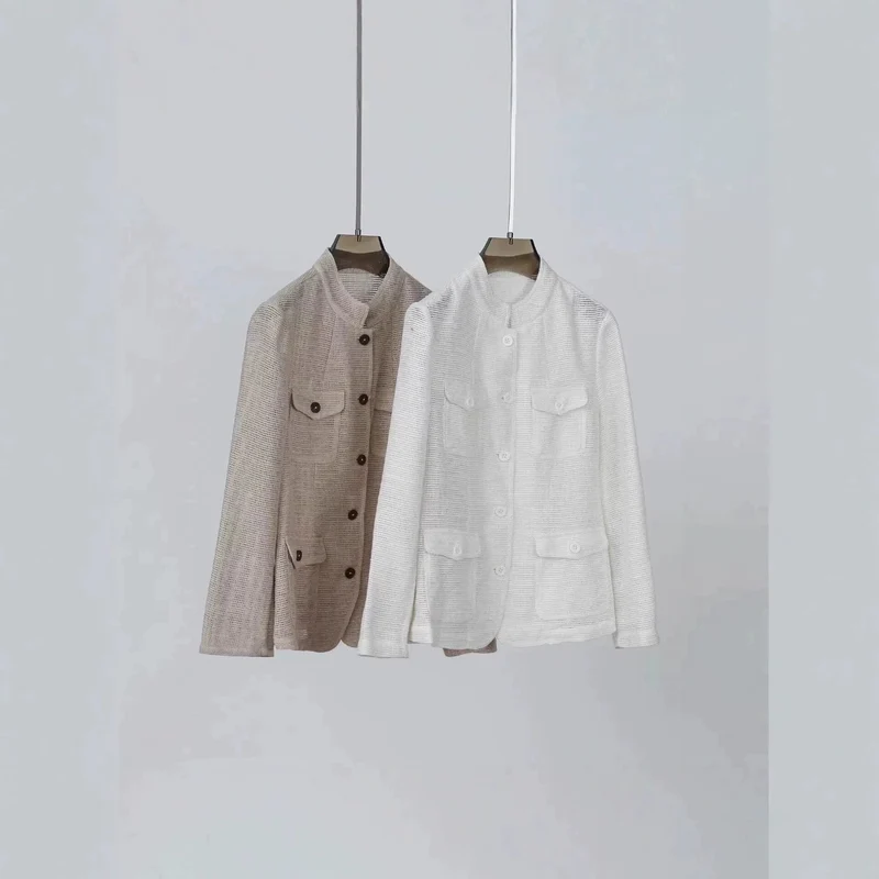 Damen Modische Jacke mit praktischen Taschen Drune