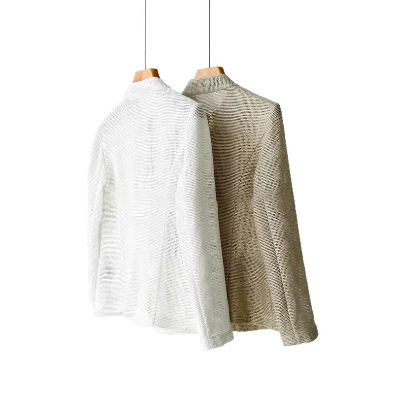 Damen Modische Boucléjacke mit praktischen Taschen Drune