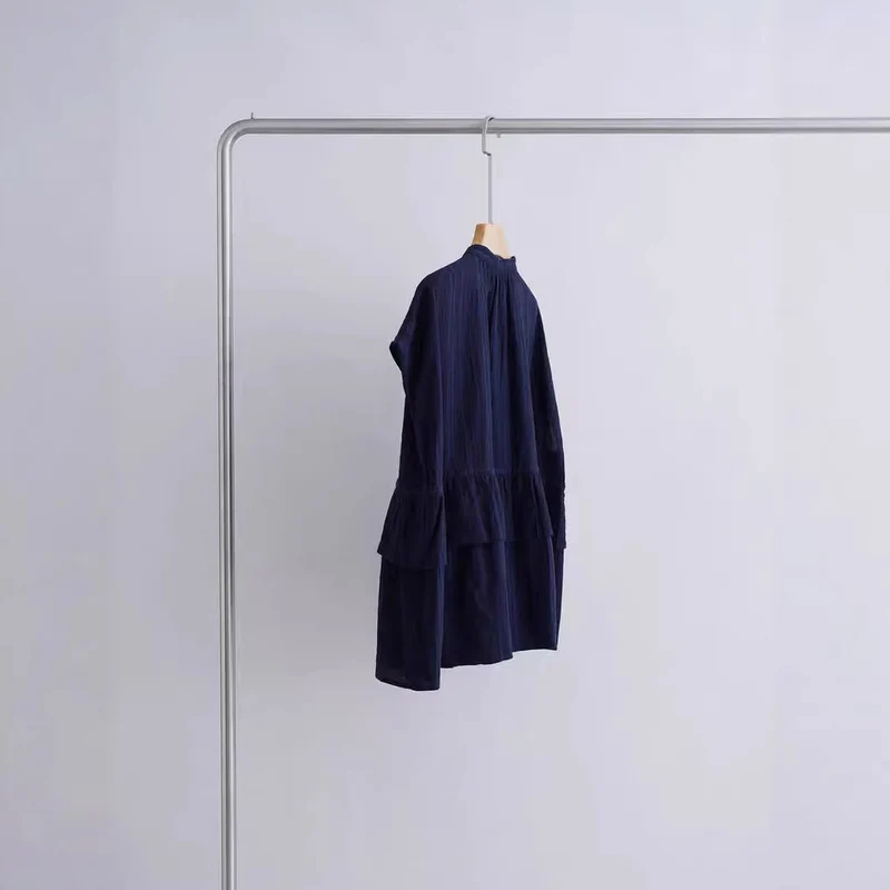 Damen Modische Bluse mit Rüschendetails Drune