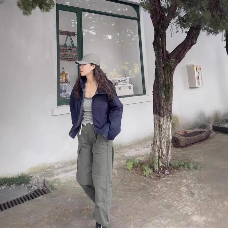 Damen Leichte und bequeme Kapuzenjacke Drune