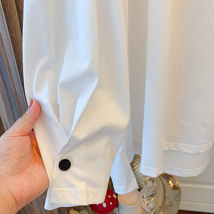 Damen Lässiges Langarmshirt mit modernem Schnitt Drune