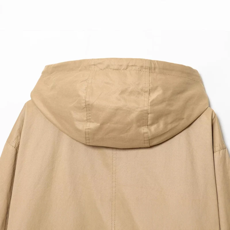 Damen Parka im Utility‑Stil mit Kapuze und Mehrfach‑Taschen Drune