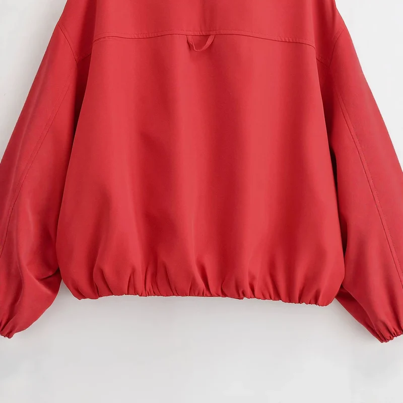 Damen Oversized Kimono-Übergangsjacke mit Raglanärmeln und elastischem Saum Drune