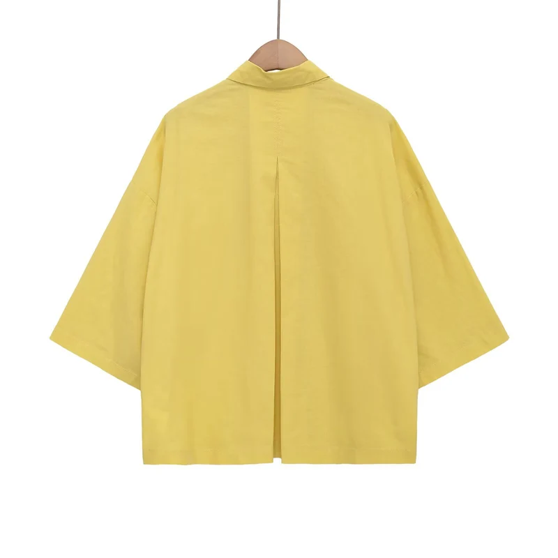 Damen Oversized-Hemdbluse mit kastiger Silhouette und Fledermausärmeln Drune