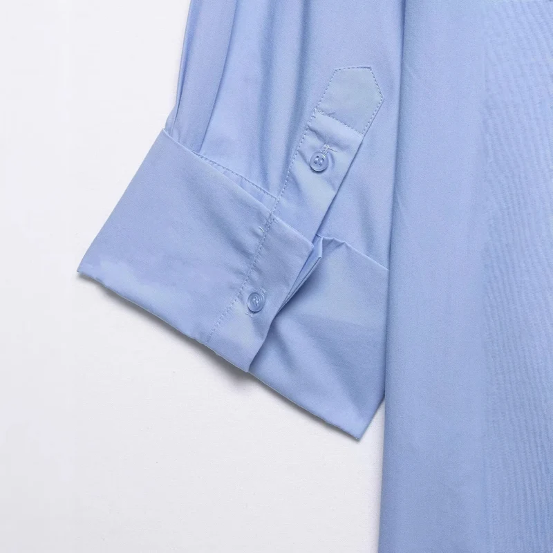 Damen Oversized Hemdbluse mit Epauletten und aufgesetzten Brusttaschen Drune