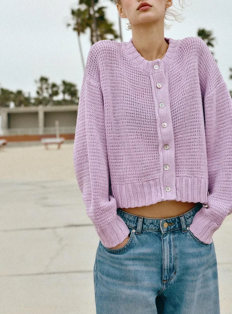 Damen Modischer Strickpullover mit Knopfleiste Drune