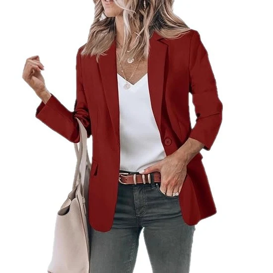 Damen Modischer Blazer mit elegantem Schnitt Drune