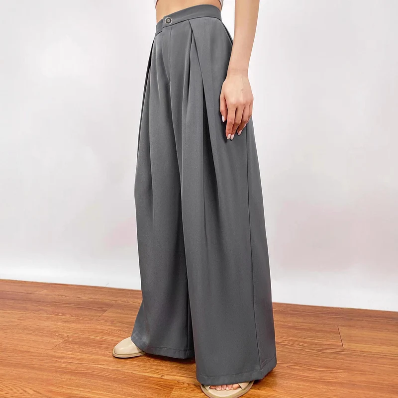 Damen Modische und lässige Wide-Leg-Hosen Drune