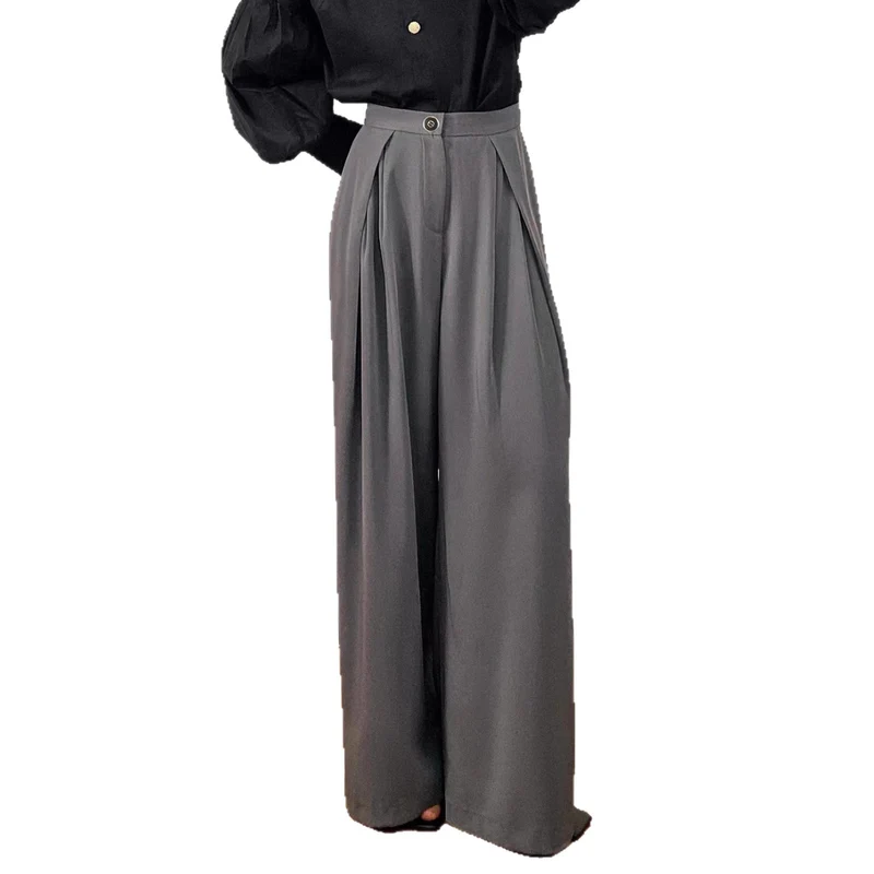 Damen Modische und lässige Wide-Leg-Hosen Drune