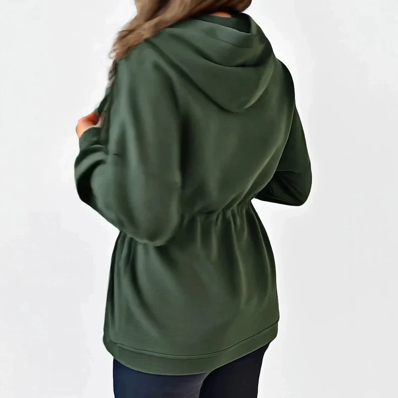 Damen Modische Sportjacke mit Taillenregulierung Drune
