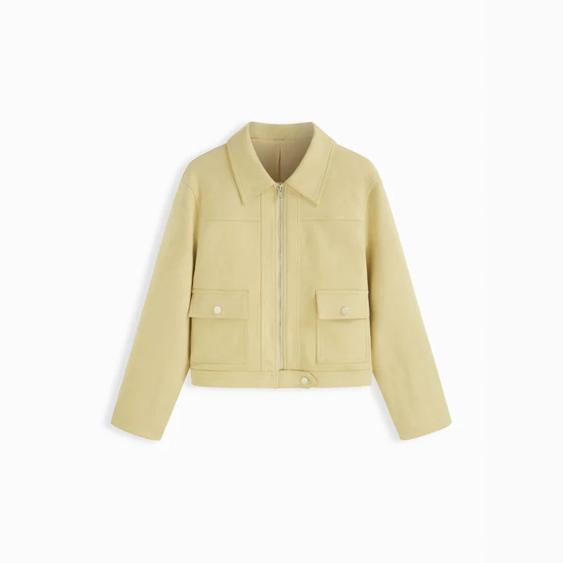 Damen Modische Short-Jacke Drune