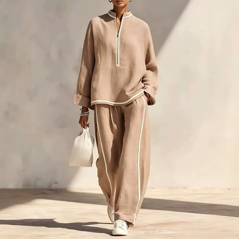 Damen Luftiges und elegantes Pyjama-Set Drune