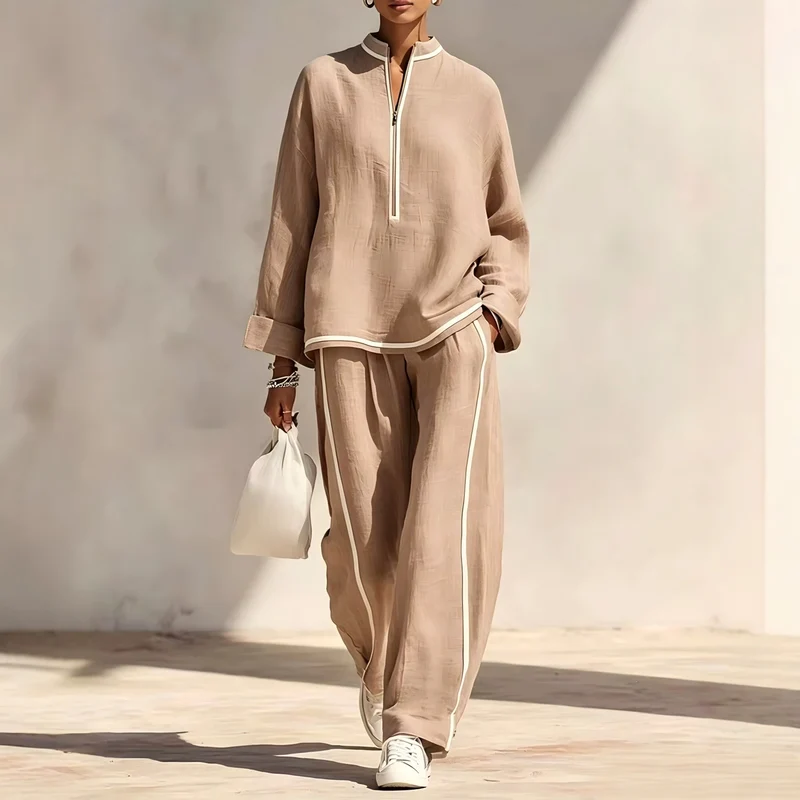 Damen Luftiges und elegantes Pyjama-Set Drune