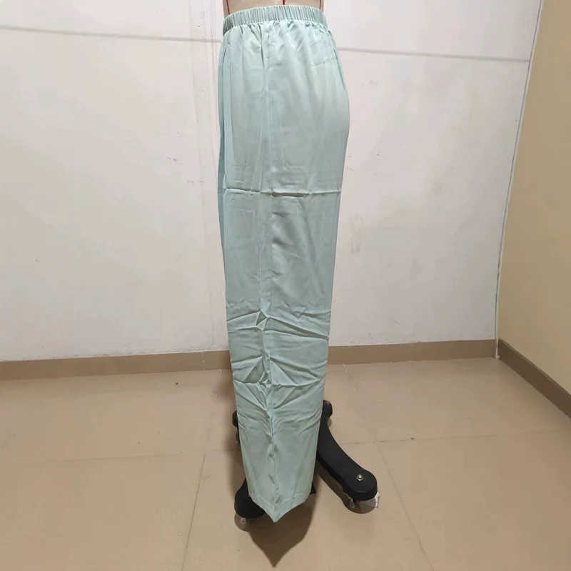 Damen Luftige und Bequeme Palazzo-Hose Drune