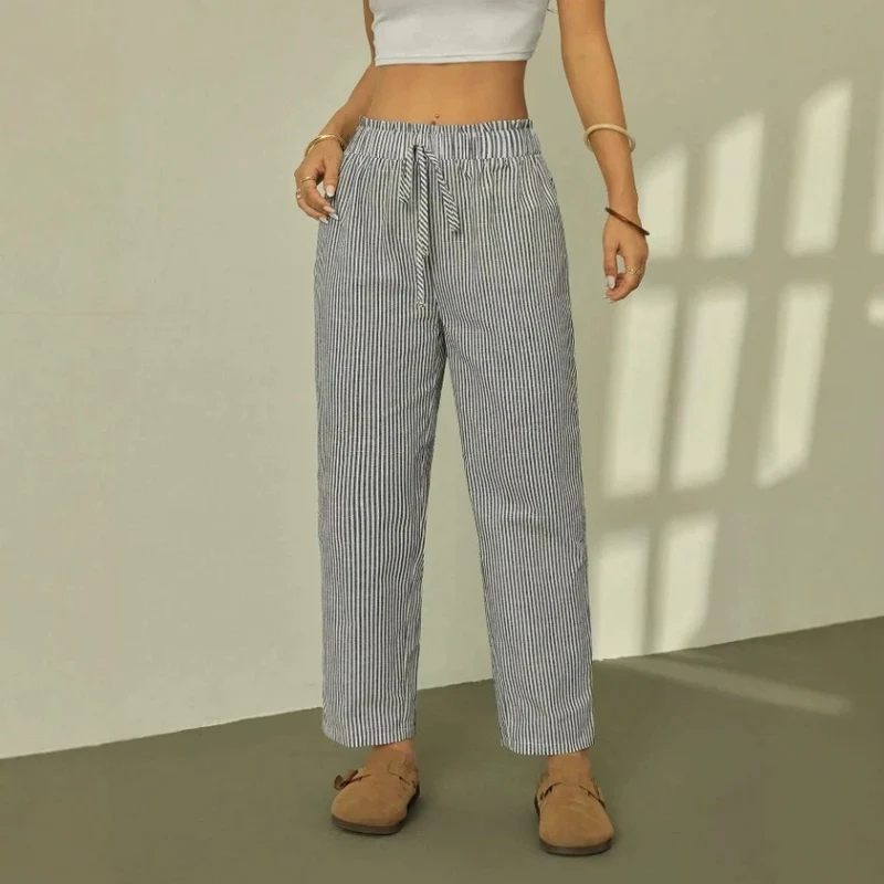 Damen Luftige und bequeme Baumwollhose Drune