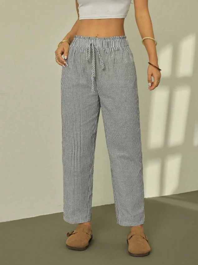 Damen Luftige und bequeme Baumwollhose Drune