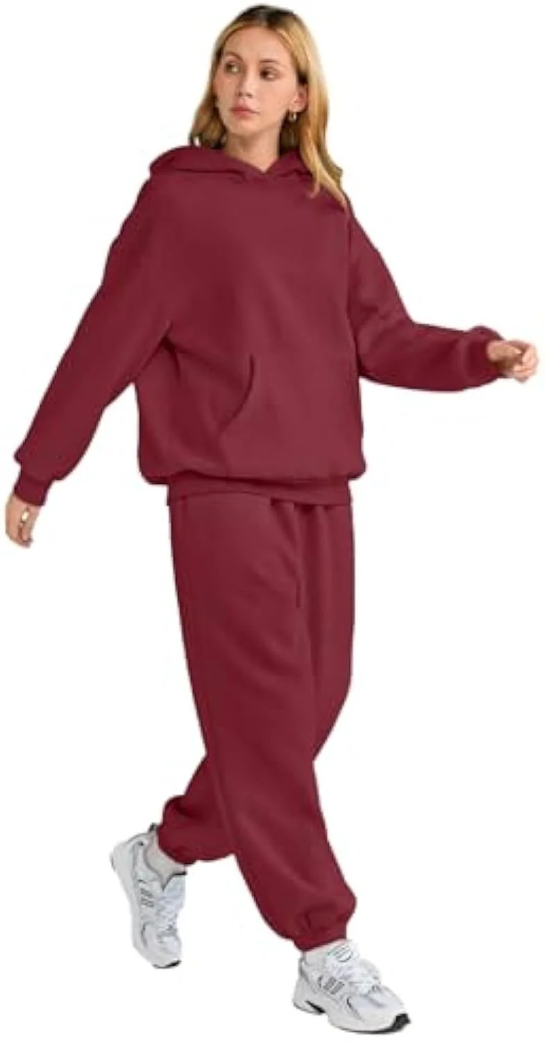 Damen Lässiger und bequemer Hoodie- und Jogginganzug Drune