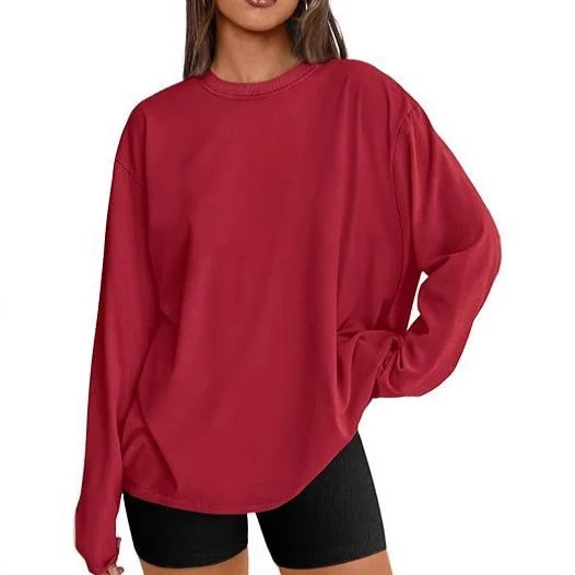 Damen Lässiger Oversized Pullover Drune